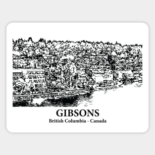 Gibsons - British Columbia Magnet